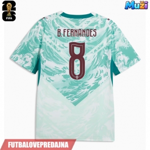 Lacne Muži Futbalové dres Portugalsko Bruno Fernandes #8 MS 2026 Krátky Rukáv - Preč